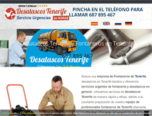 Tablet Screenshot of desatascostenerife.net